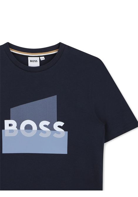 T-shirt con stampa HUGO BOSS KIDS | J52978849